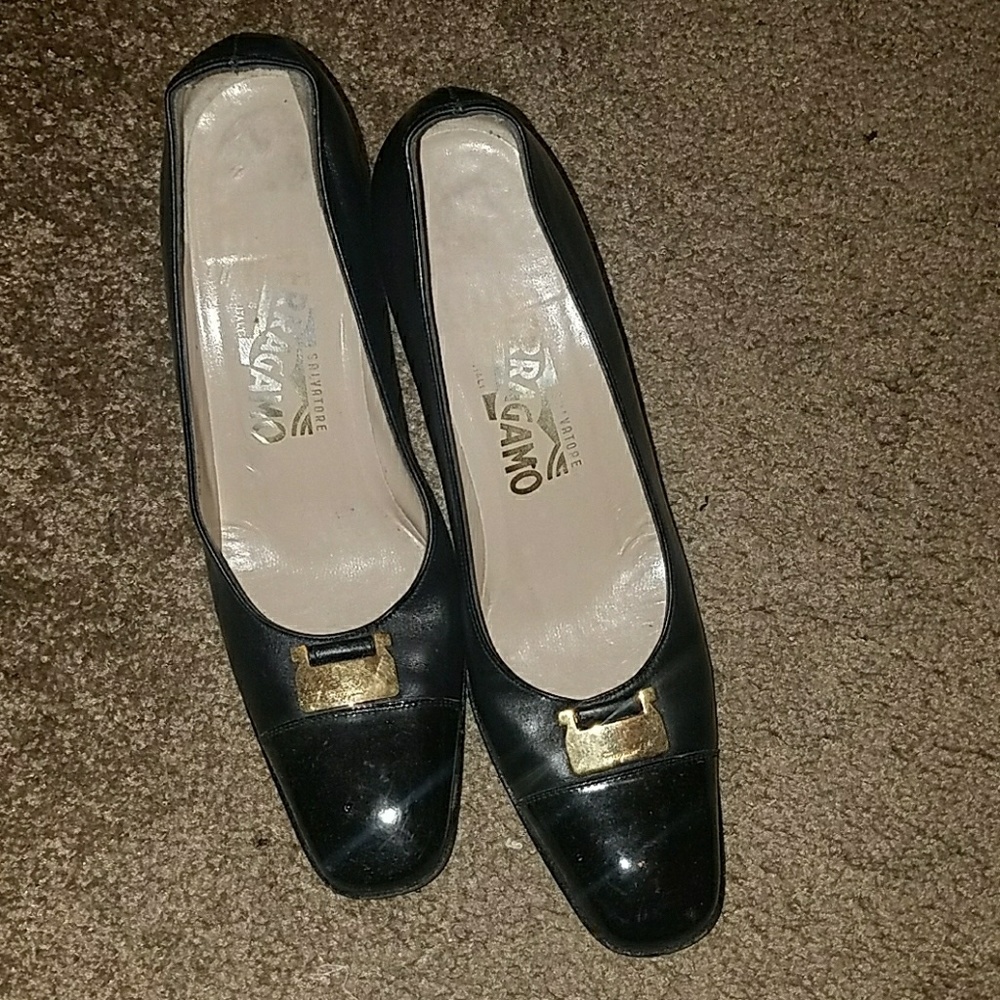 Classic ferragamo heels